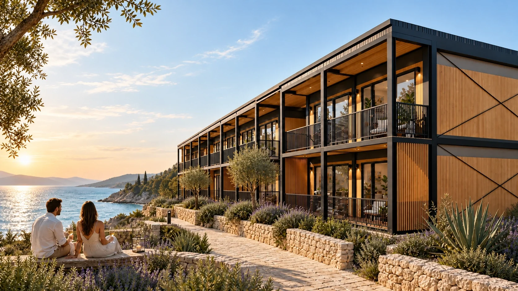 Resort ob morju